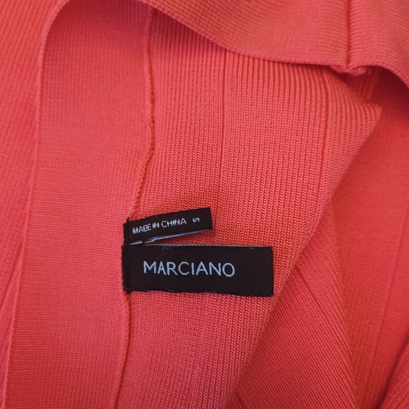 GUESS by Marciano Coral Bandage Skirt – High Stretch Bodycon, Size S - Picture 3 of 8